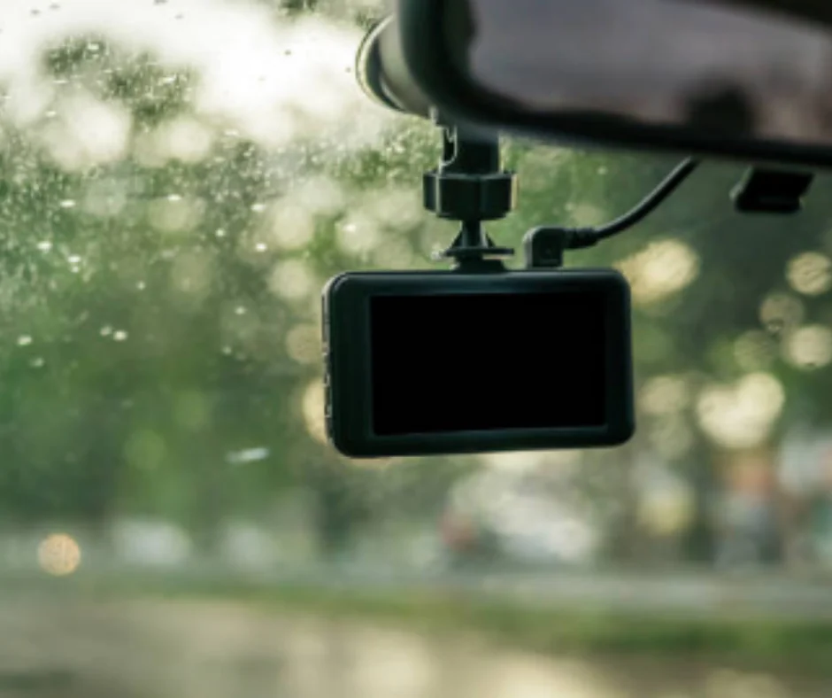 Dashcam blank display